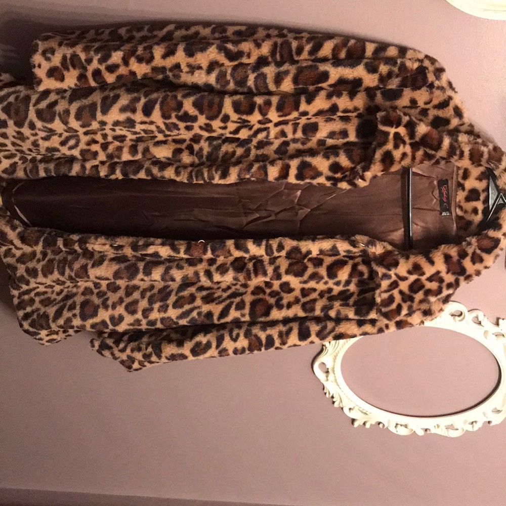 Boutique Brand Leopard Print Jacket